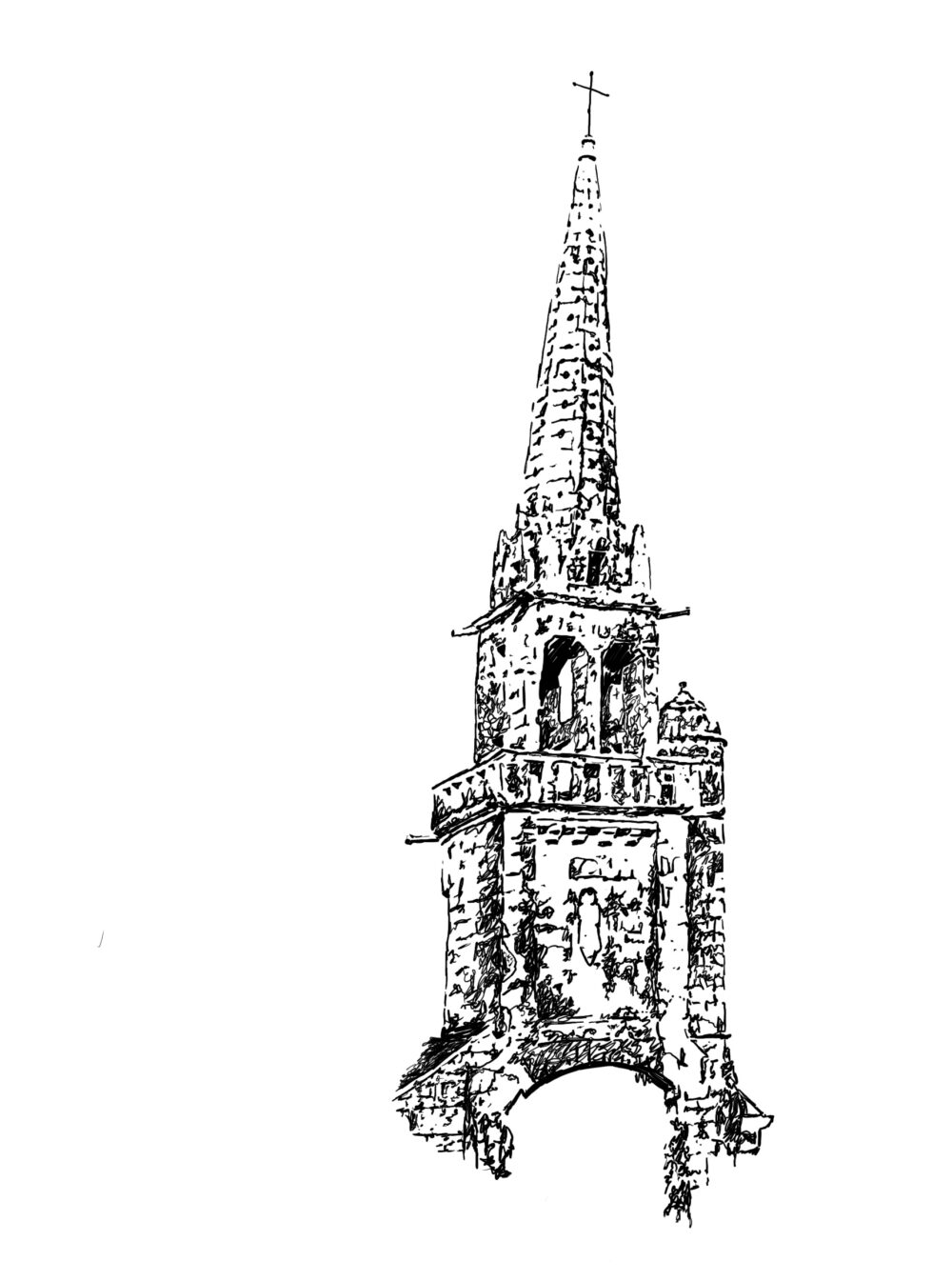Steeple Ruin Artwork
