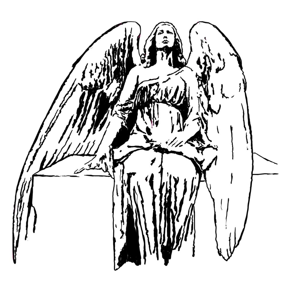 Proud Angel Statue Artwork