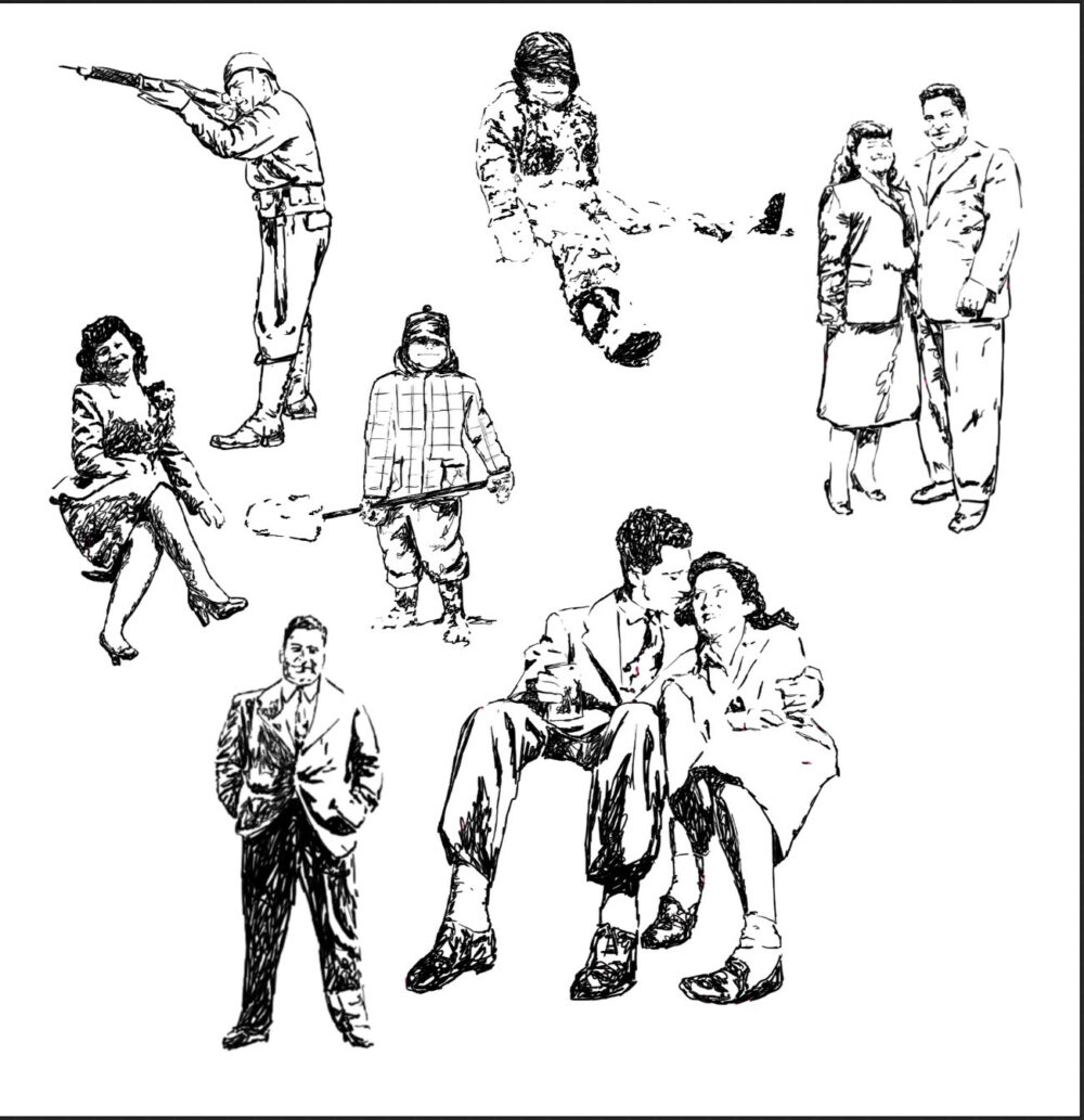 Figures Family Artwork