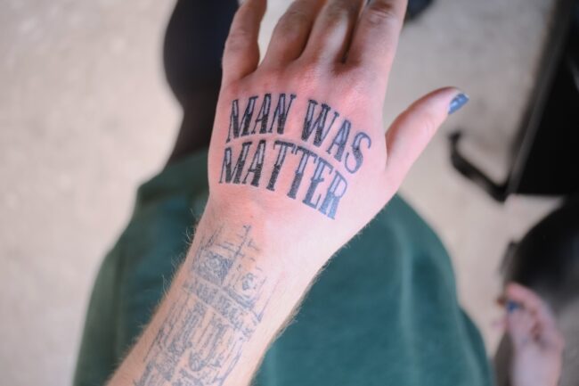 Custom Font Tattoo
