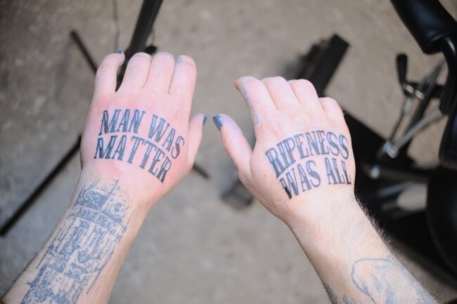 Custom Font Tattoo