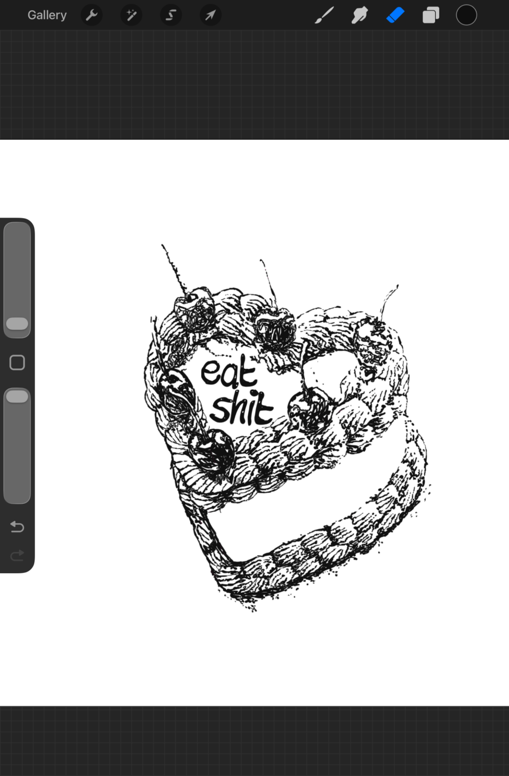 Cake Eat Shit Artwork