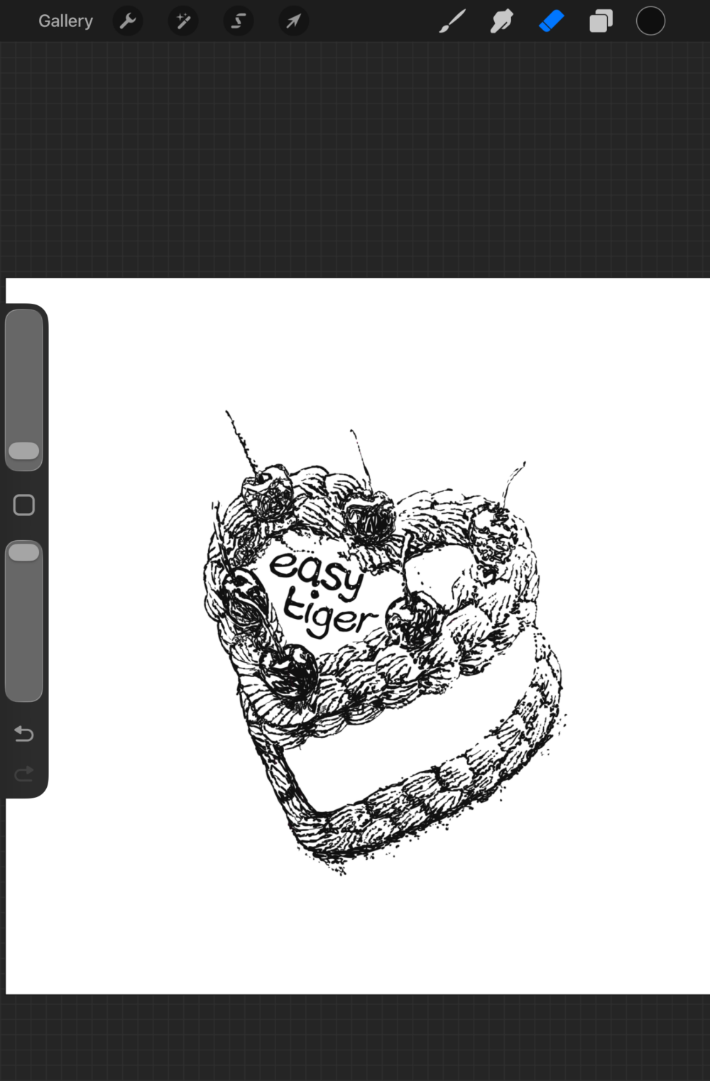 Cake Easy Tiger Artwork