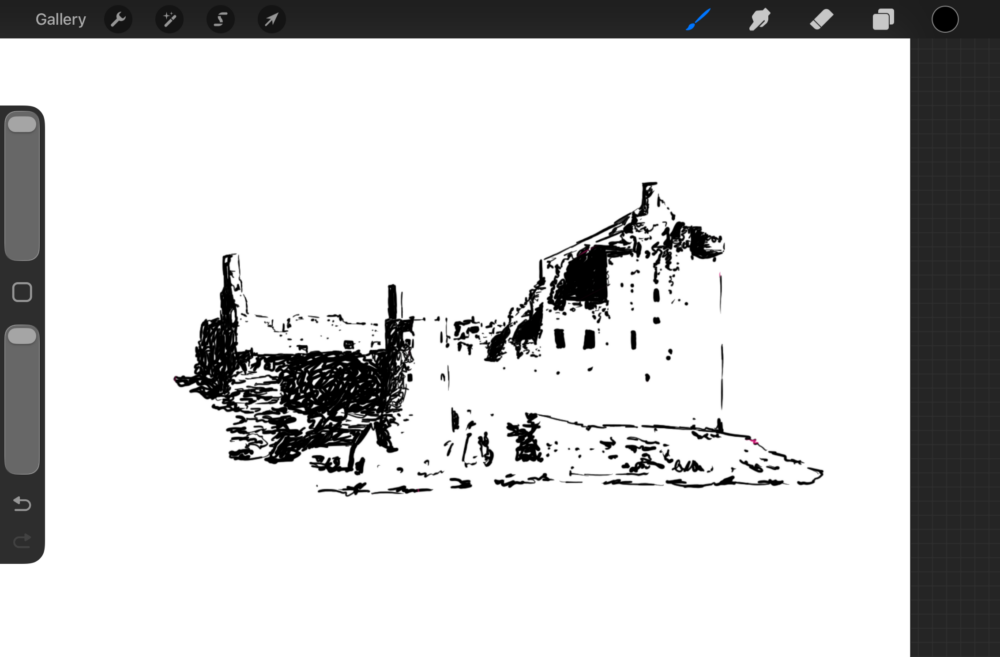 Castle Ruin Artwork