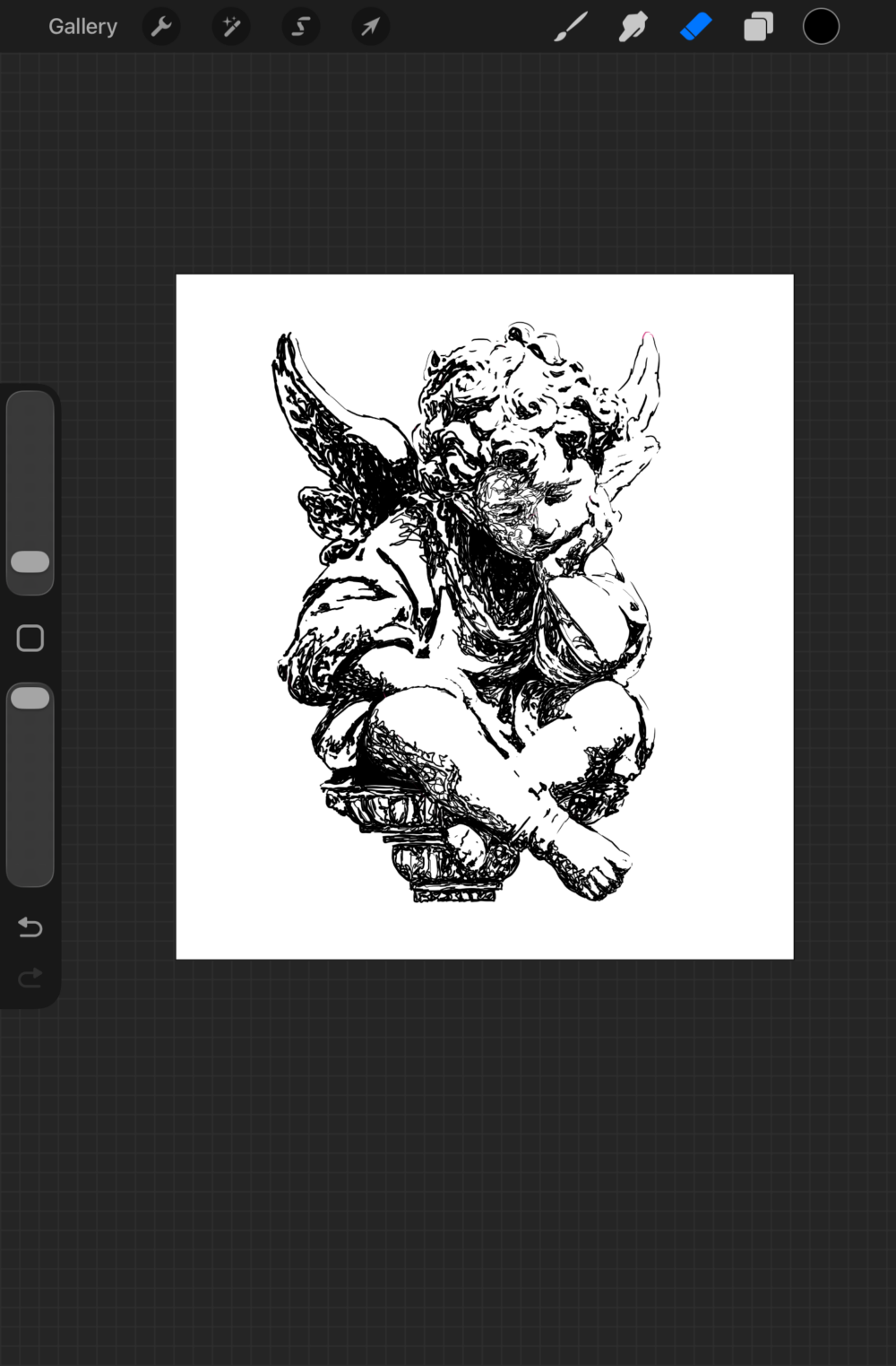 Cherub Reflection Artwork