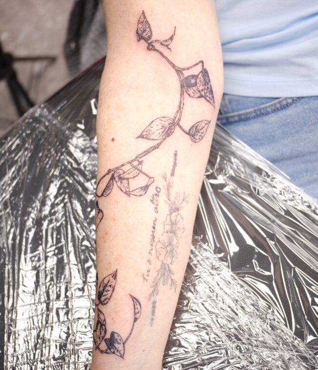 Pathos Vine Tattoo