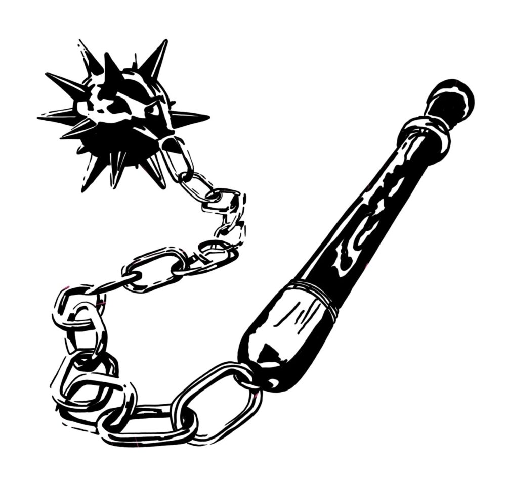 Flail MÖRK BORG Artwork