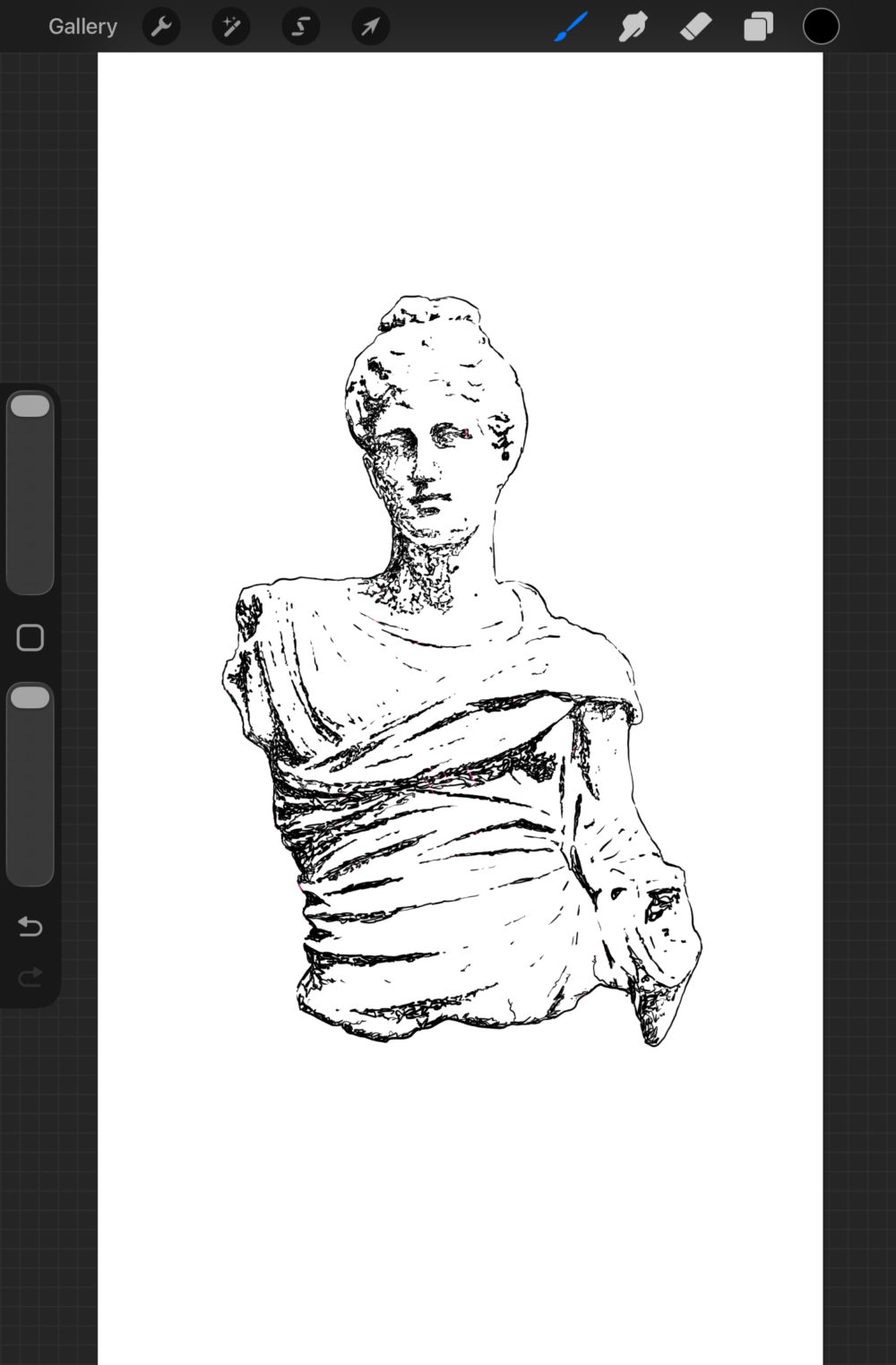 Broken Statue Artwork