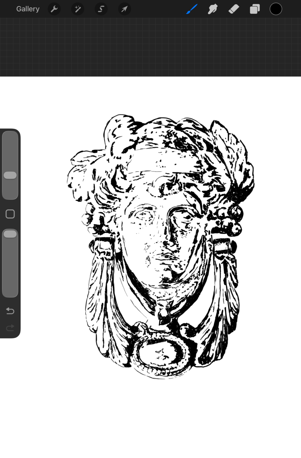 Brass Face Artwork