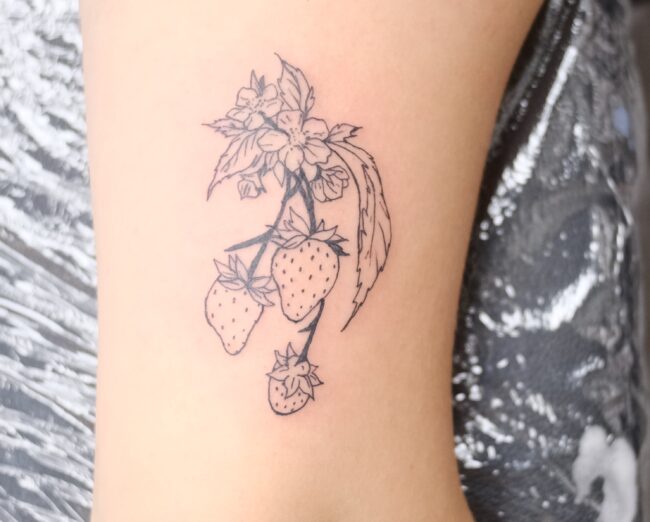 Strawberries Tattoo